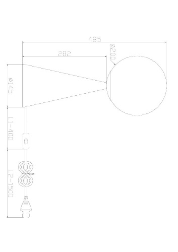 Настольный светильник Freya FR5289TL-01BS