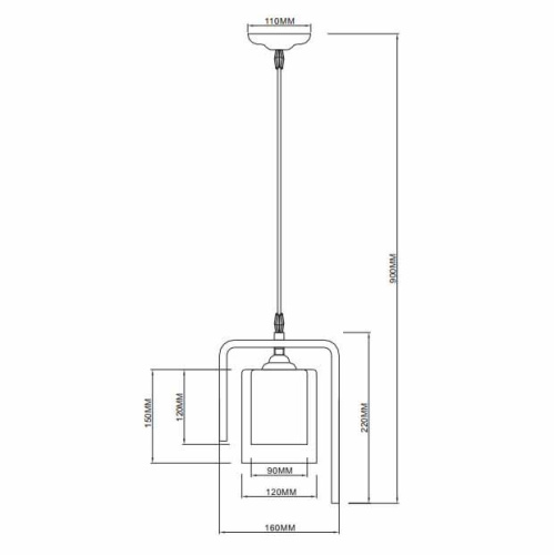 Подвесной светильник Rivoli Riccada 9016-201 Б0044475