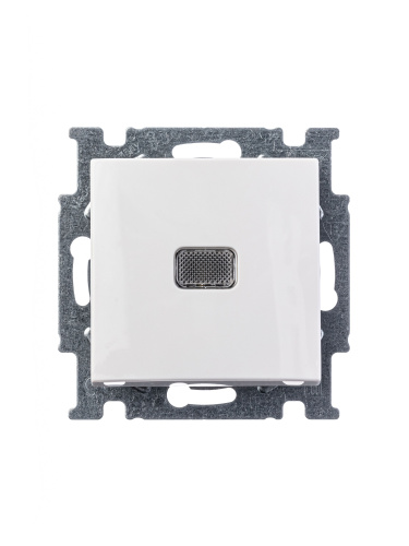Выключатель одноклавишный ABB Basic55 10A 250V с подсветкой альпийский белый 2CKA001012A2153 Выключатель одноклавишный ABB Basic55 10A 250V с подсветкой альпийский белый 2CKA001012A2153
