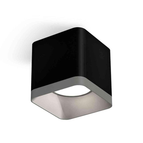 Комплект накладного светильника Ambrella light Techno Spot XS7806003 SBK/SSL черный песок/серебро песок (C7806, N7703) Комплект накладного светильника Ambrella light Techno Spot XS7806003 SBK/SSL черный песок/серебро песок (C7806, N7703)