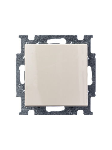 Выключатель одноклавишный ABB Basic55 10A 250V слоновая кость 2CKA001012A2146
