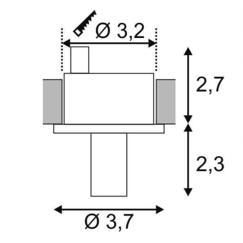 Встраиваемый светодиодный светильник SLV Led Lightpoint 1001155