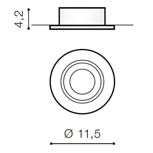 Встраиваемый светильник Azzardo Remo 1 downlight AZ1732 Встраиваемый светильник Azzardo Remo 1 downlight AZ1732