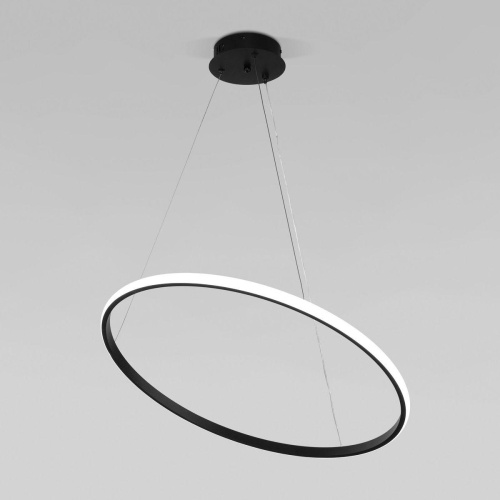 Подвесной светодиодный светильник Eurosvet Collars 90264/1 черный Подвесной светодиодный светильник Eurosvet Collars 90264/1 черный