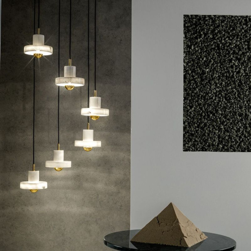 Подвесной Светильник Stone Pendant White By Imperiumloft By Imperiumloft