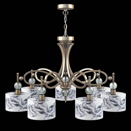 Подвесная люстра Maytoni Eclectic M2-07-SB-LMP-Y-10 Подвесная люстра Maytoni Eclectic M2-07-SB-LMP-Y-10