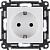 Розетка Legrand Valena Life 16A 250V с/з с защитными шторками безвинтовой зажим белая 753420