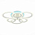 Потолочная светодиодная люстра Evoled Cerina SLE500652-06RGB