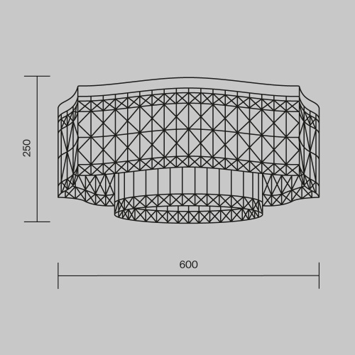 Потолочная люстра Maytoni Dune DIA005CL-10G