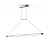 Подвесной светодиодный светильник Mantra Line 6612