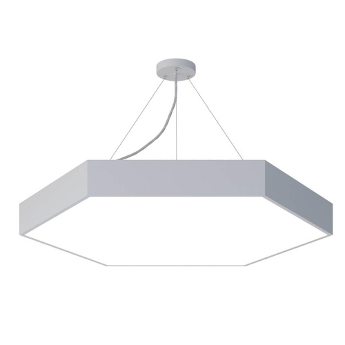 Подвесной светодиодный cветильник Geometria ЭРА Hexagon SPO-122-W-40K-066 66Вт 4000К белый Б0050552 Подвесной светодиодный cветильник Geometria ЭРА Hexagon SPO-122-W-40K-066 66Вт 4000К белый Б0050552