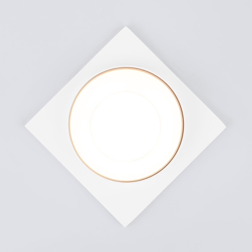 Встраиваемый светильник Elektrostandard 116 MR16 золото/белый a053346