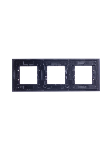 Рамка 3-постовая ABB Zenit антрацит 2CLA227300N1801 Рамка 3-постовая ABB Zenit антрацит 2CLA227300N1801