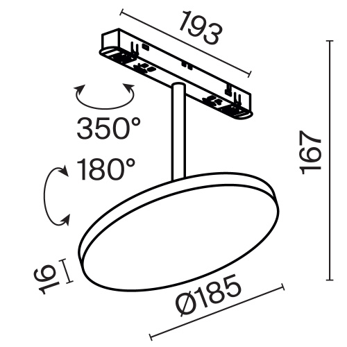 Трековый светильник Technical TR131-2-15W3K-B