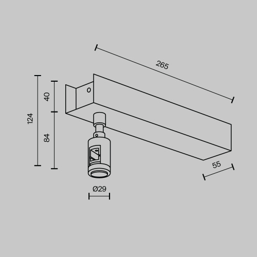 Комплектующие для трековой системы Technical TRA156С-BB1-BS