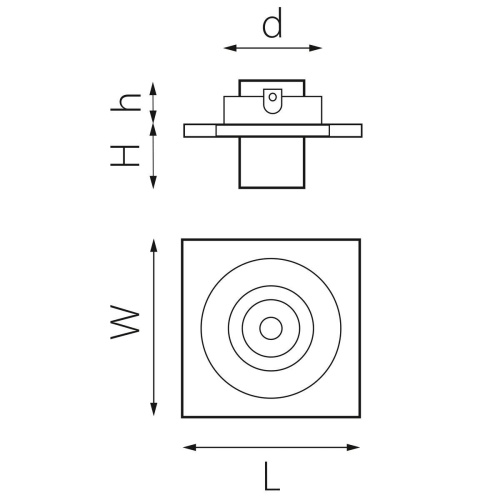 Встраиваемый светодиодный спот Lightstar Intero Tubo (217516+217172) i516172
