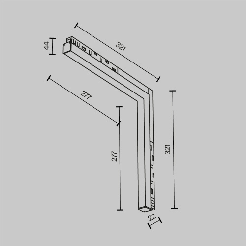 Трековый светильник Technical TR102-24W4K-W Трековый светильник Technical TR102-24W4K-W