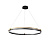 Подвесная люстра Crystal Lux FERNANDO SP88W LED D1000 BLACK/GOLD
