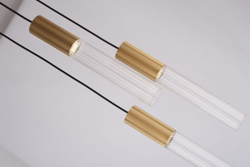 Подвесной светильник Flume 3A ant.brass