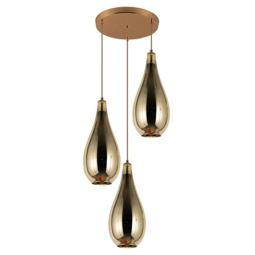 Подвесная люстра Lumina Deco Lauris LDP 6843-3 GD Подвесная люстра Lumina Deco Lauris LDP 6843-3 GD