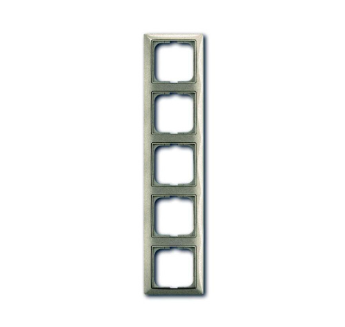 Рамка 5-постовая ABB Basic55 шампань 2CKA001725A1505 Рамка 5-постовая ABB Basic55 шампань 2CKA001725A1505