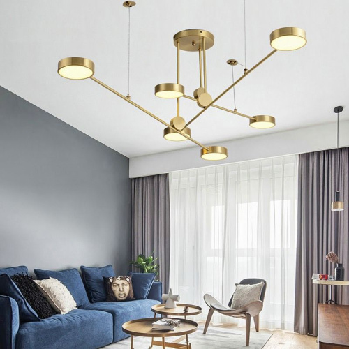 Подвесная Люстра Technum Led Gold By Imperiumloft