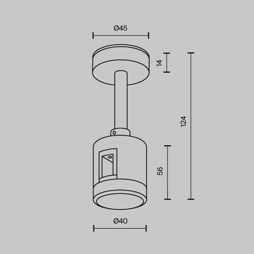 Комплектующие для трековой системы Technical TRA156С-IPC1-BS