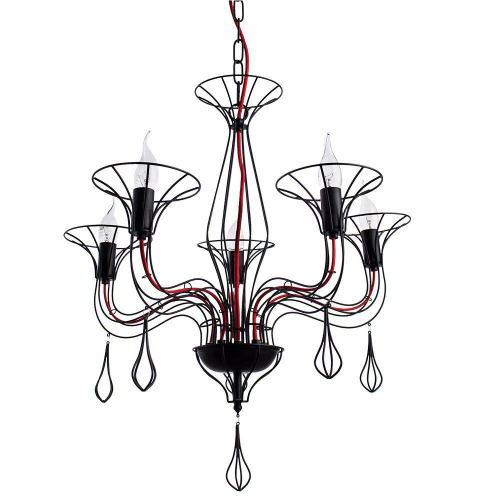 Подвесная люстра Arte Lamp Artefact A3225LM-5BK Подвесная люстра Arte Lamp Artefact A3225LM-5BK