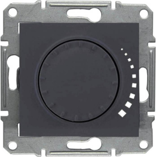 Диммер поворотный емкостный проходной Schneider Electric Sedna 60-500W SDN2200570