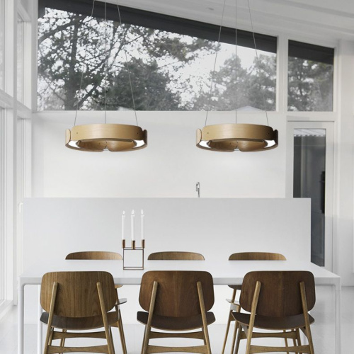 Подвесной Кольцевой Светильник Range 1 D70 Black Walnut By Imperiumloft