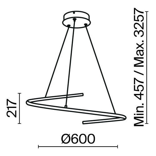 Подвесной светильник Maytoni MOD242PL-L33BK Подвесной светильник Maytoni MOD242PL-L33BK