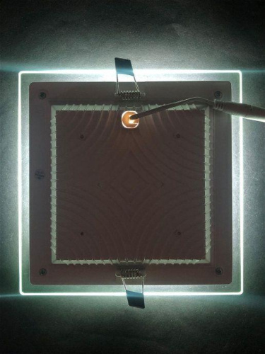 Встраиваемый светодиодный светильник Elvan VLS-705SQ-18W-WW-Wh