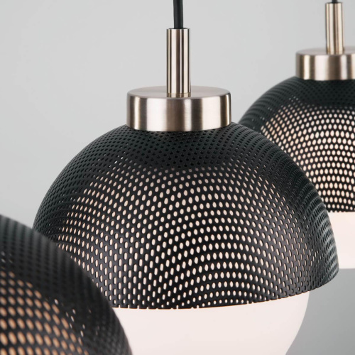 Подвесной светильник Eurosvet 50106/3 античная бронза/черный Подвесной светильник Eurosvet 50106/3 античная бронза/черный