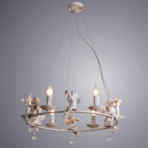 Подвесная люстра Arte Lamp Amur A1133SP-6WG Подвесная люстра Arte Lamp Amur A1133SP-6WG