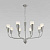 Подвесная люстра Eurosvet Rhyton 60167/8 никель