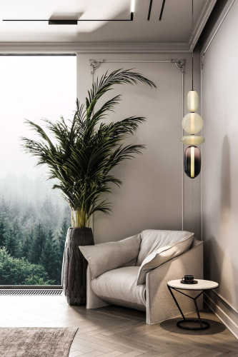 Подвесной светодиодный светильник Milosh Tendence 0758PLC-1BK