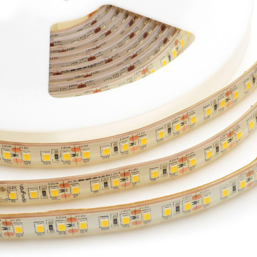 Светодиодная влагозащищенная лента Apeyron 10W/m 120LED/m 2835SMD теплый белый 5M 00-128