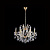 Подвесная люстра Crystal Lux Hollywood SP6 Gold