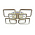Потолочная люстра Seven Fires Bernt SF7066/9C-SGD-RGB