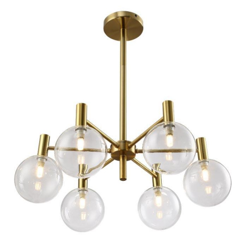 Подвесная люстра Crystal Lux Andres SP6 Bronze/Transparente Подвесная люстра Crystal Lux Andres SP6 Bronze/Transparente